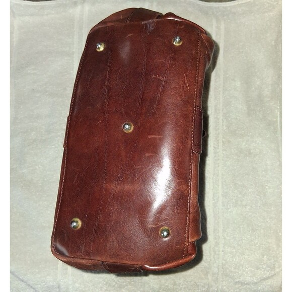 Marino Orlandi Convertible Backpack Brown Italian Leather main image 8
